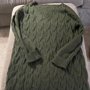 Green Sweater Dress